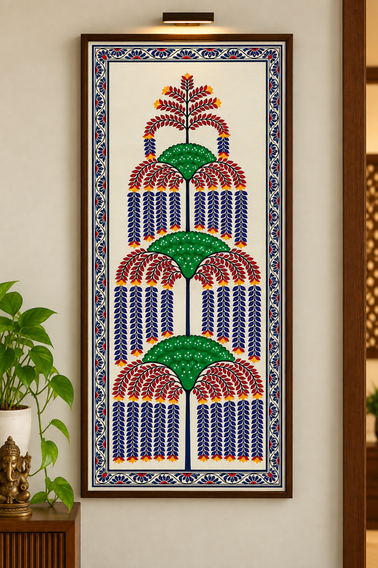 Beautiful Tree Style 1 Odisha Pattachitra