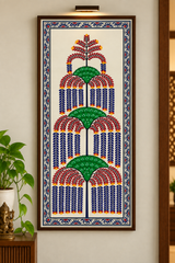 Beautiful Tree Style 1 Odisha Pattachitra