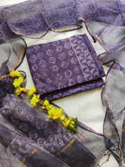 Traditional Collection In Summer Wear Bagru Hand Block Printed Kota Doriya Suit Material