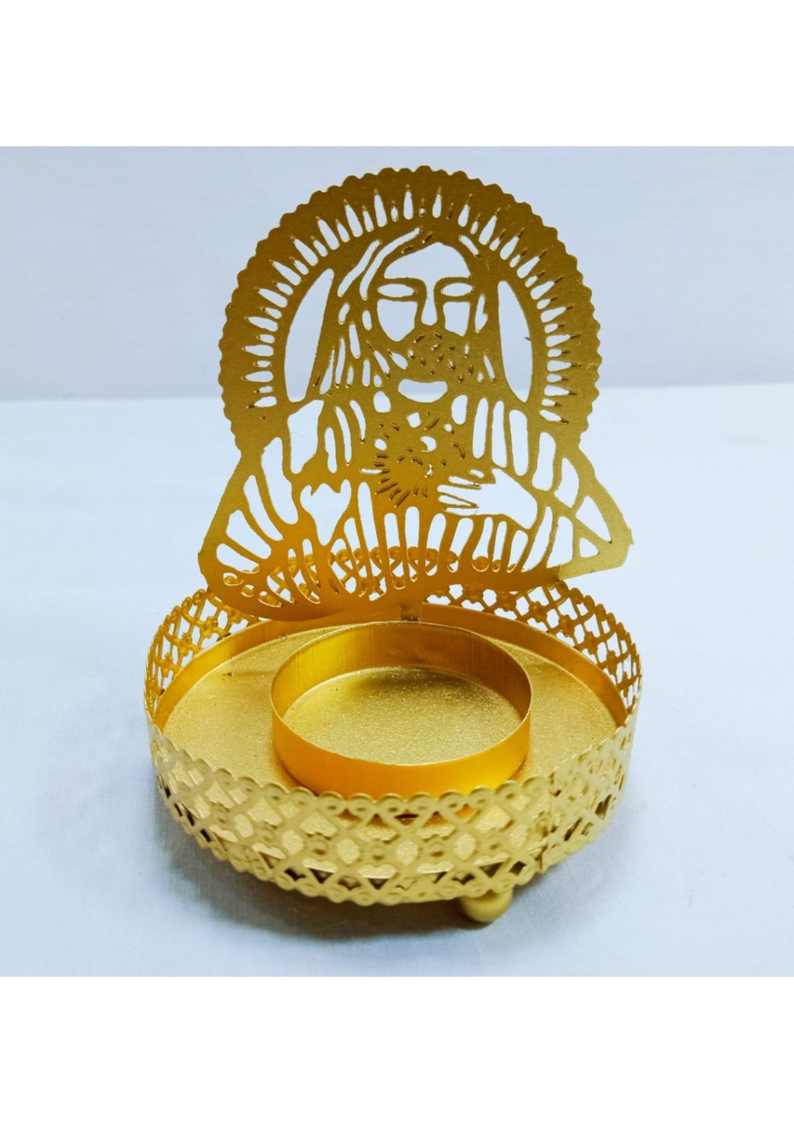 Shadow Religious Candle Holder for Christmas and Home Décor