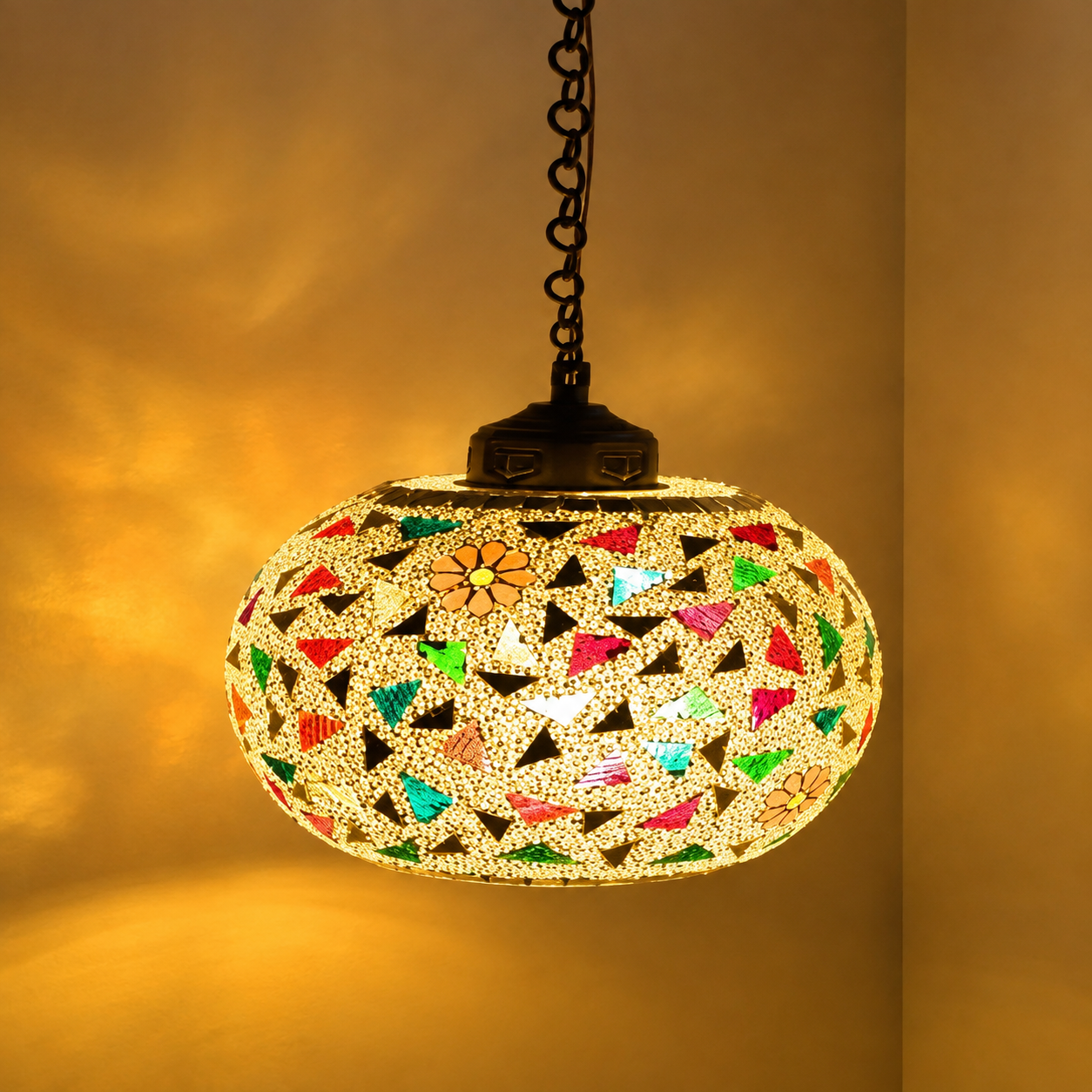 Hanging Lamp Geometric Design