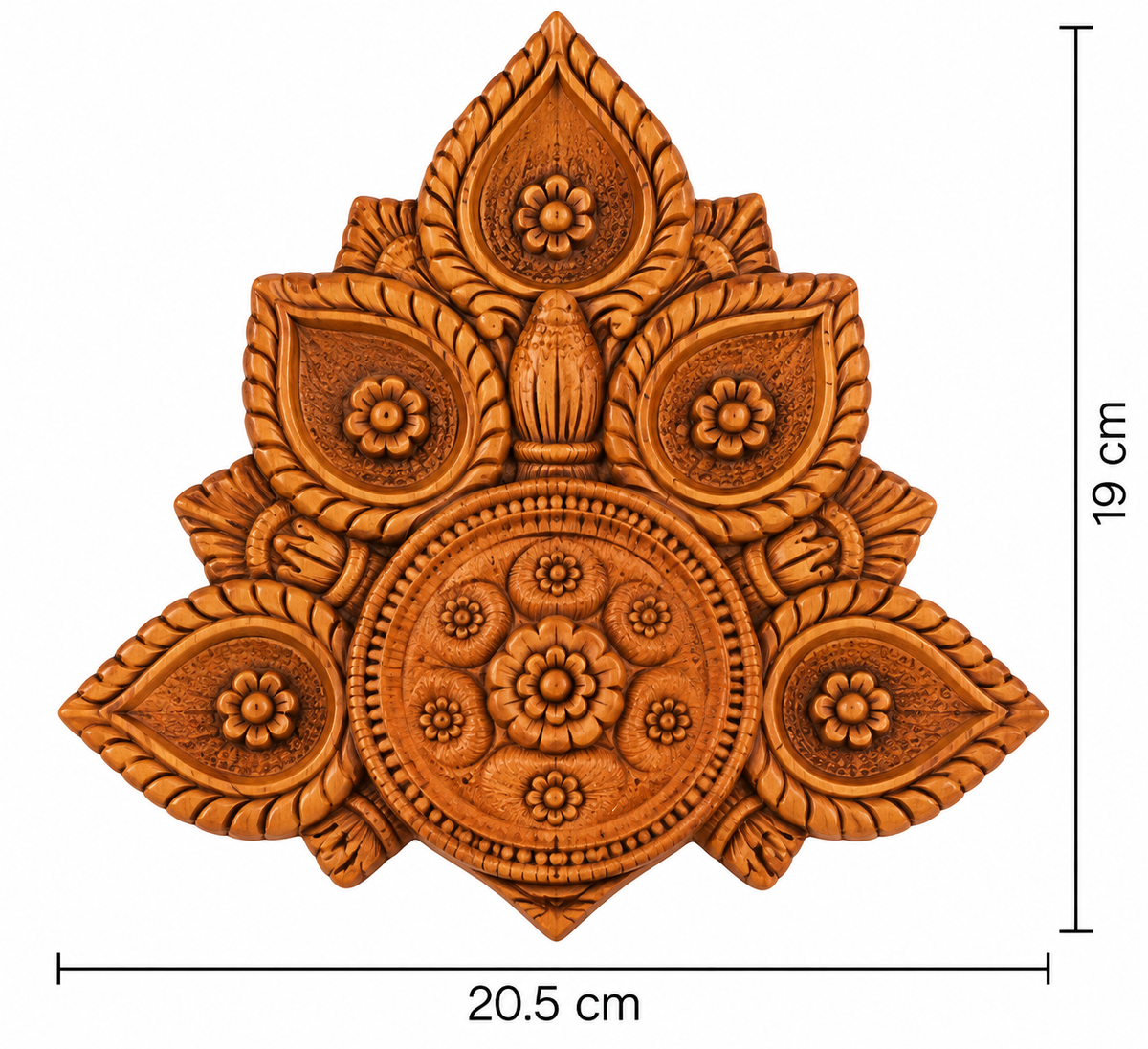 Handmade Terracotta Diwali Navaratri Diya with 5 Diya's (VI)