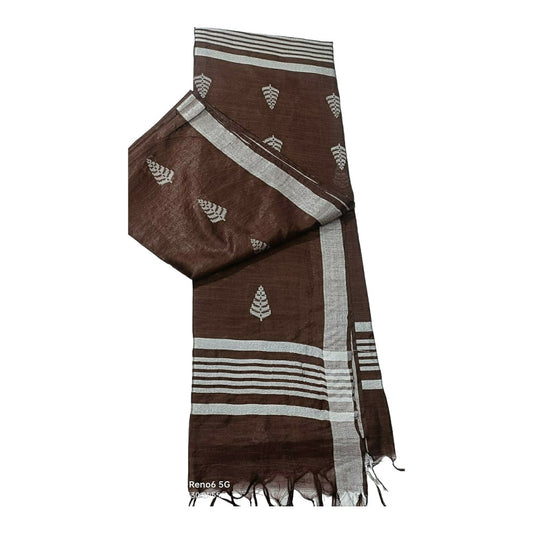 Beautiful Handloom Brown Saree