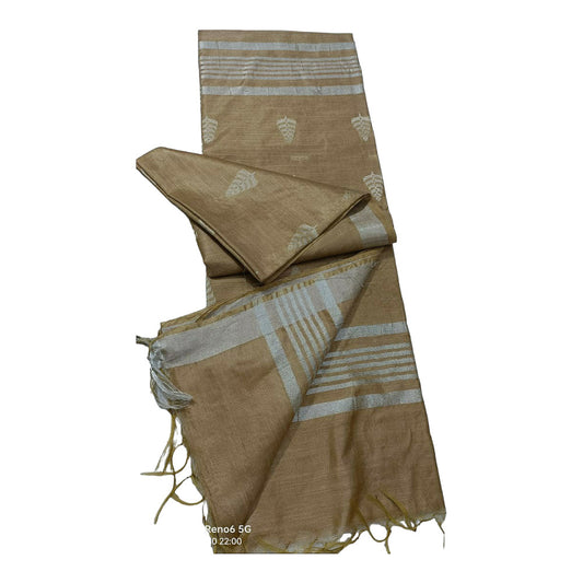Beautiful Handloom Light Brown Saree
