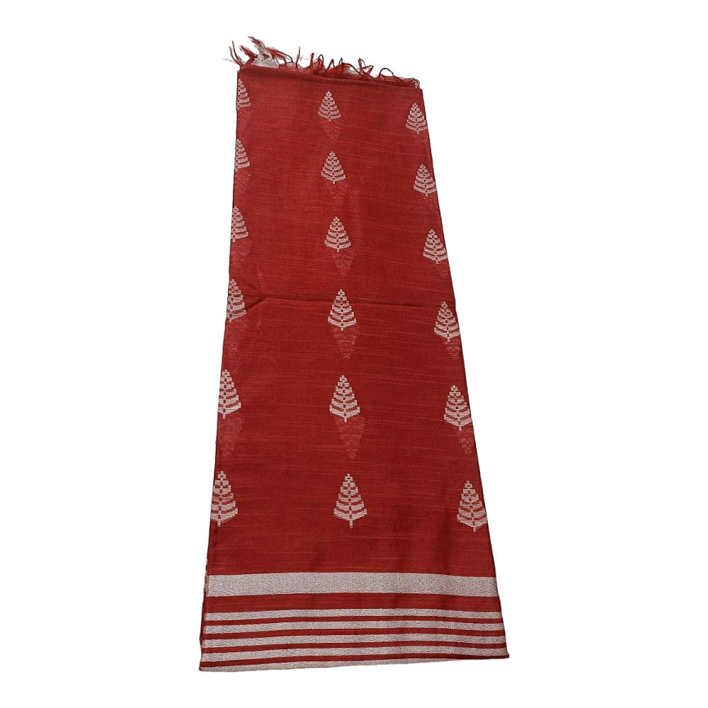 Beautiful Handloom Red Saree