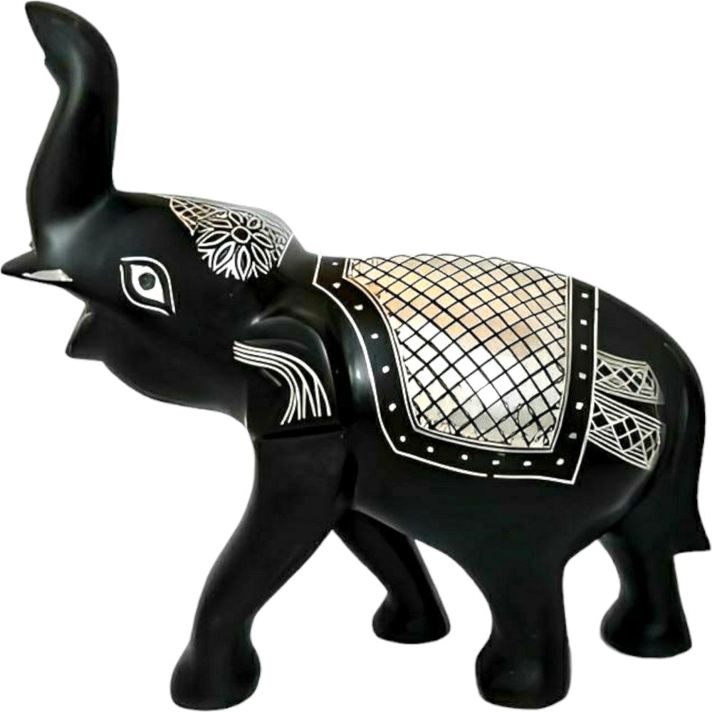 Bidriware Art Work Elephant Decorative Showpiece