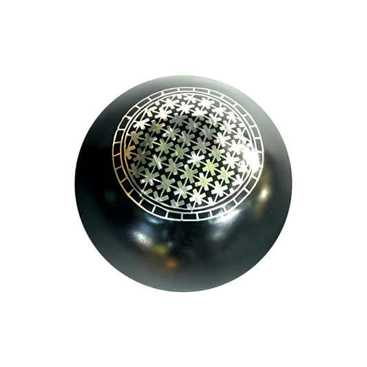 Bidriware Handcrafted Black Metal Paper Weight Decorative Showpiece