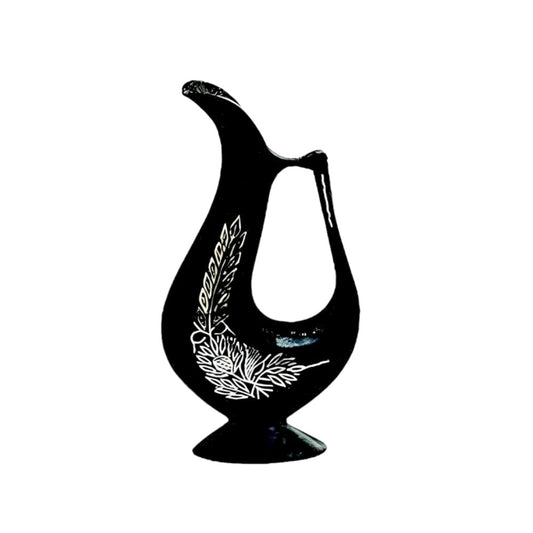 Black Metal Bidri Art Work Jug Tarkashi Decorative Showpiece