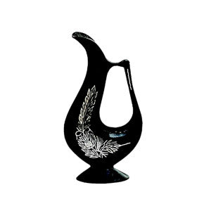 Black Metal Bidri Art Work Jug Tarkashi Decorative Showpiece