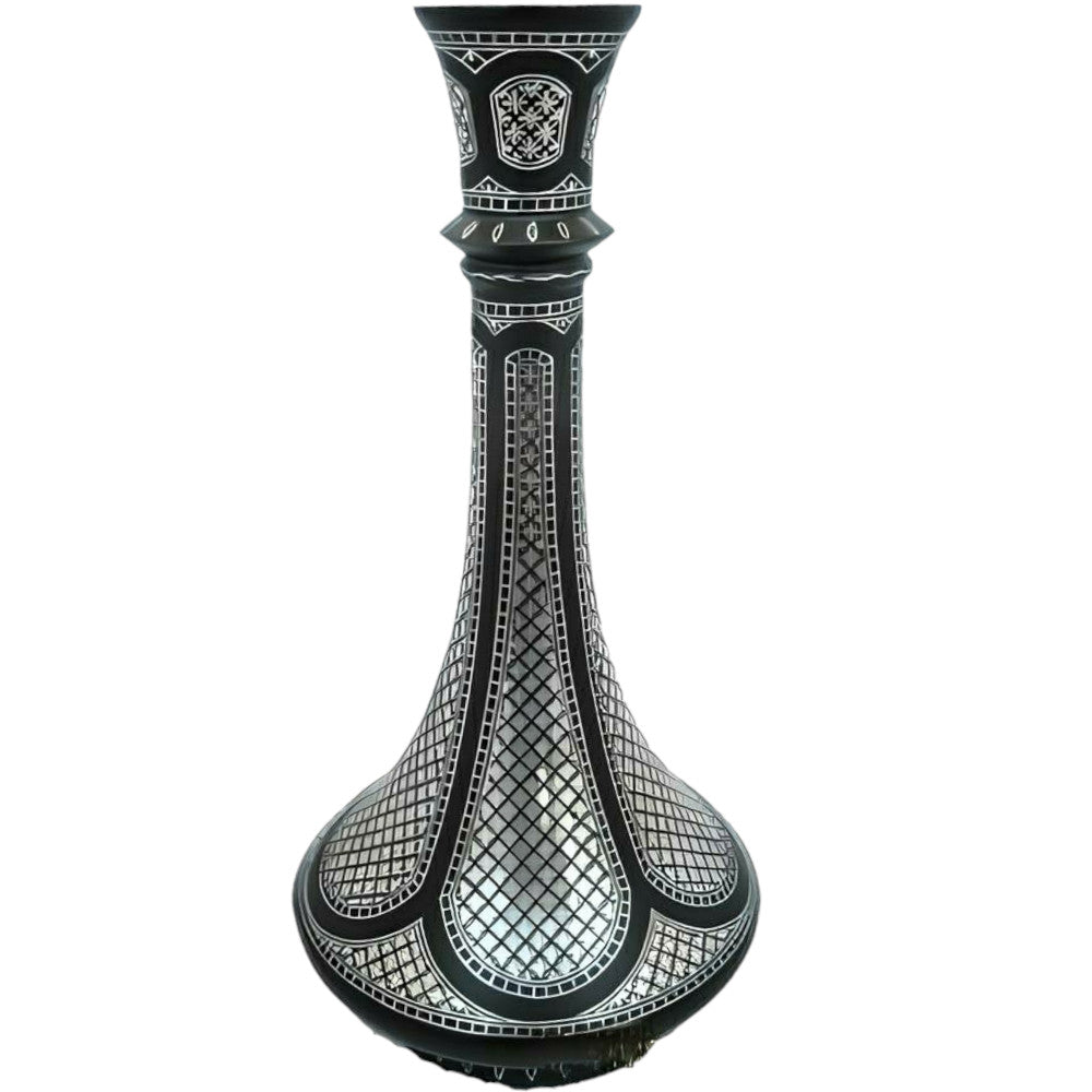 Black Metal Bidri Art Work Mahtabi Tarkashi Decorative Showpiece III