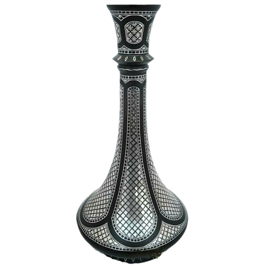 Black Metal Bidri Art Work Mahtabi Tarkashi Decorative Showpiece III