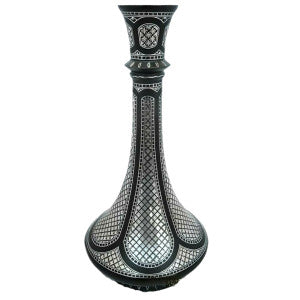 Black Metal Bidri Art Work Mahtabi Tarkashi Decorative Showpiece III