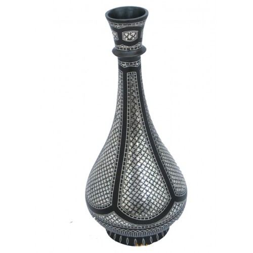 Black Metal Bidri Art Work Mahtabi Tarkashi Decorative Showpiece