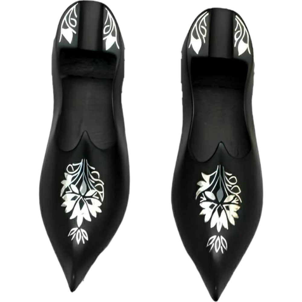 Black Metal Bidri Art Work Silver Shoe ashtray sheet Decorative Showpiece