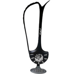 Black Metal Crafts Bidriware Decorative Showpiece Flower Vase