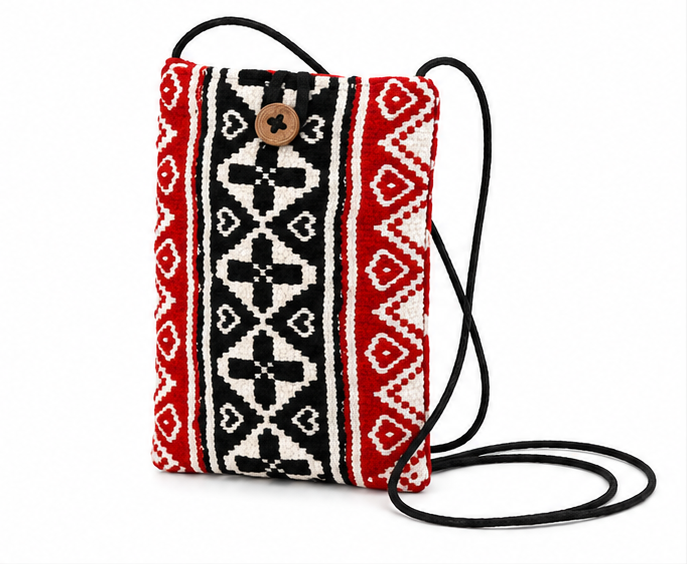 Toda Embroidered Sling Mobile Pouch