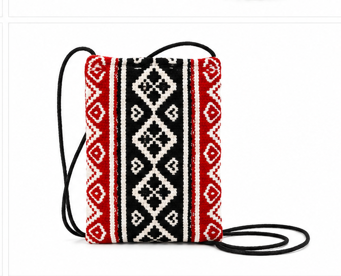 Toda Embroidered Sling Mobile Pouch