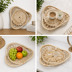 Hand Crafted Triangular Plate