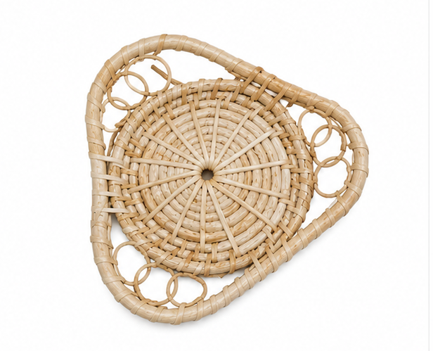 Hand Crafted Triangular Plate