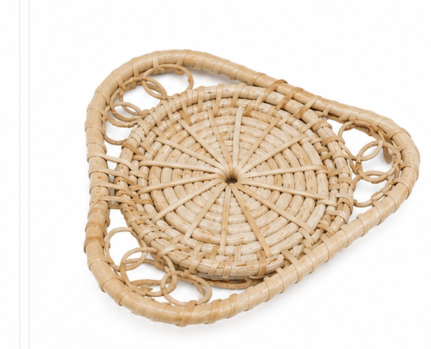Hand Crafted Triangular Plate