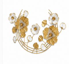 Iron Decorative Wall Art In Gold