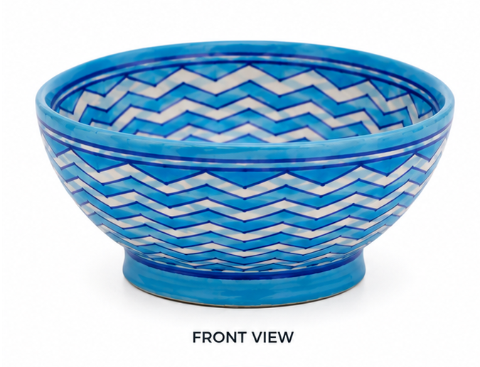 Handmade Blue Colour Bowl Blue Pottery Of Jaipur