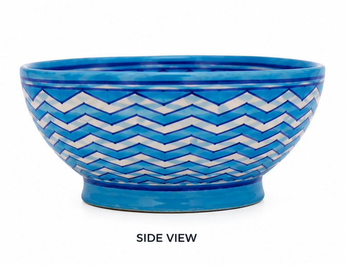 Handmade Blue Colour Bowl Blue Pottery Of Jaipur