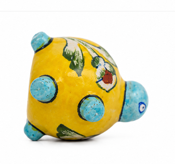 Latest Elegant Handmade Flower Design Toy Blue Pottery Of Jaipur