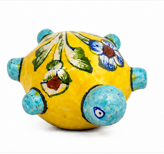 Latest Elegant Handmade Flower Design Toy Blue Pottery Of Jaipur