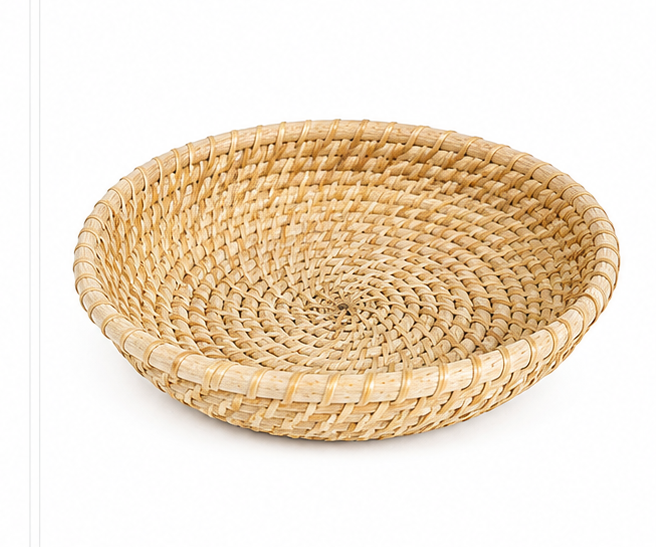 Hand Crafted Round Tray Style 1