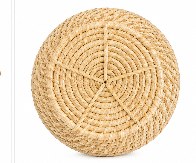 Hand Crafted Round Tray Style 1
