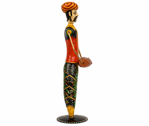 Rajasthani Musician Men Figurines Set Of 3