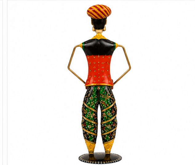 Rajasthani Musician Men Figurines Set Of 3