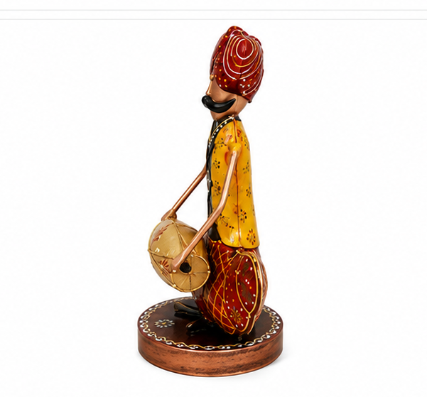 Rajasthani Musician Mustache Men Set Of 3