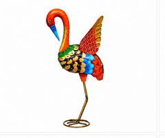 Colourful Bird Figurine Set Of 2