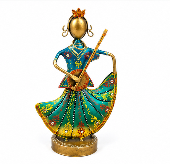 Metal Rajasthani Show Piece Set Of 3