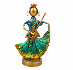 Metal Rajasthani Show Piece Set Of 3