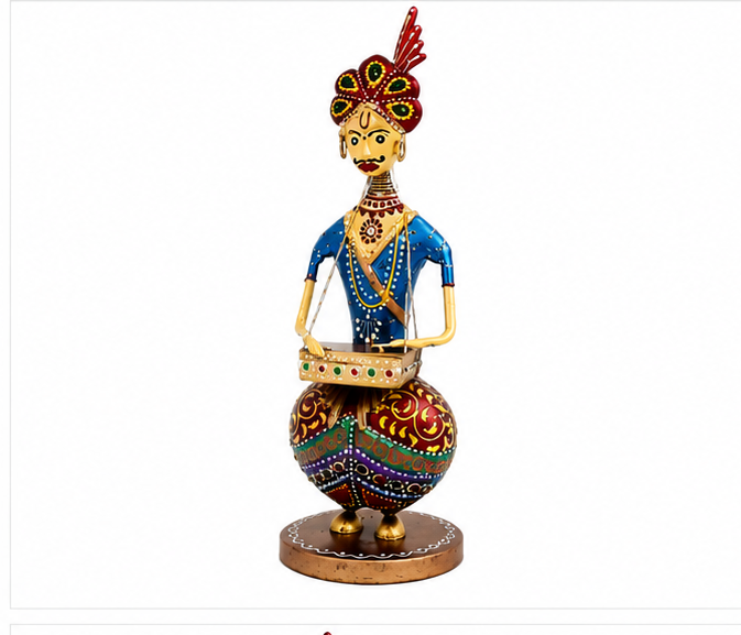 Rajasthani Musician Tribal Men Set Of 3