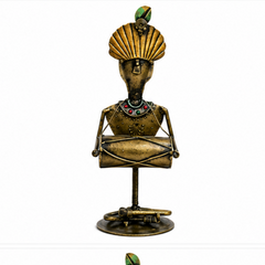 Gold Wrought Iron Human Figurine Set Of 4