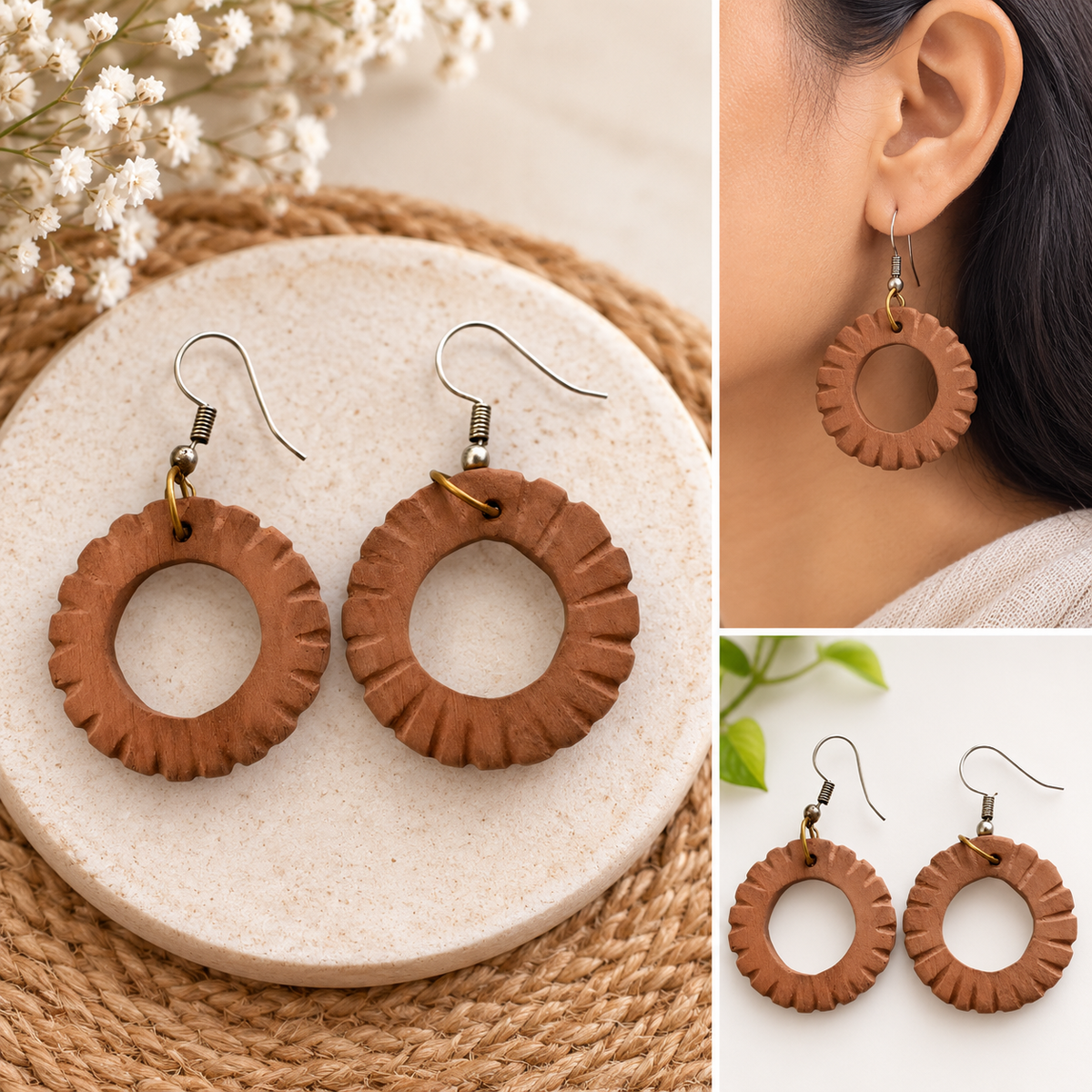 Round Shape Earings