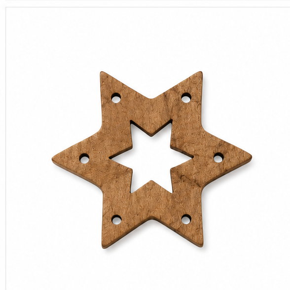 Doube Star Shape Pendant