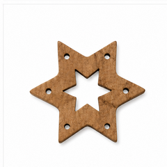 Doube Star Shape Pendant