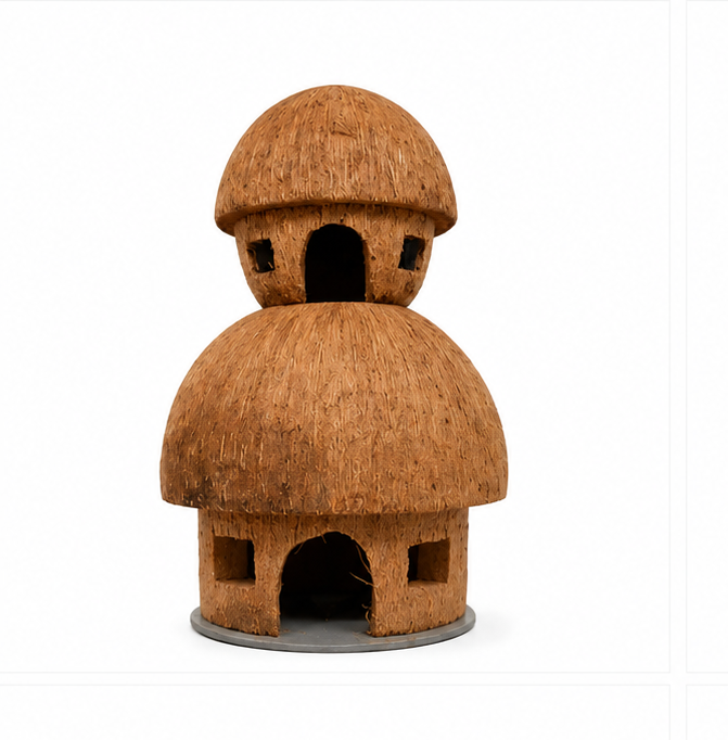 Two flor House Coconut Shell Craft