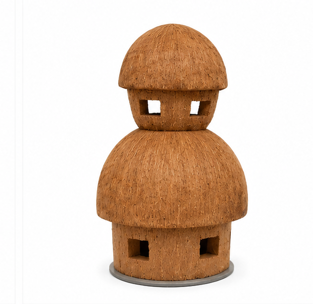 Two flor House Coconut Shell Craft