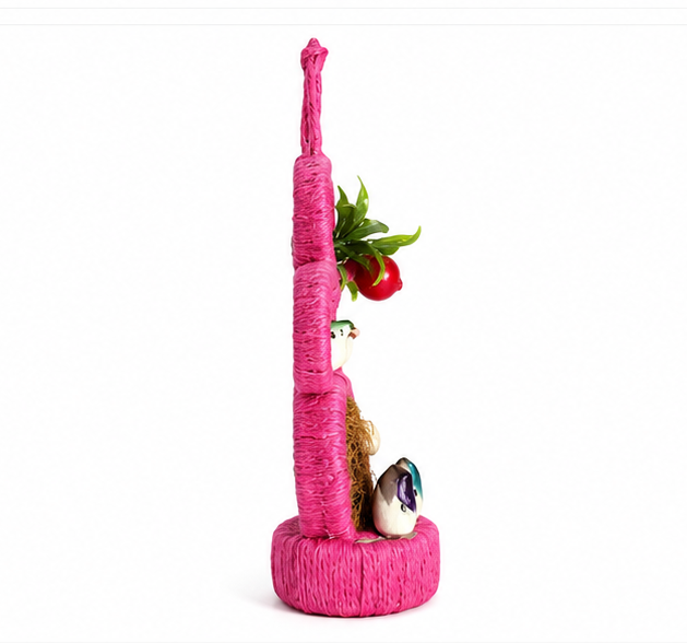 Jute Nest Wall Hanging Pink