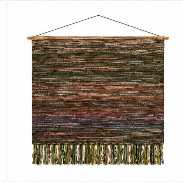 Colorful Jute Wall Hanging
