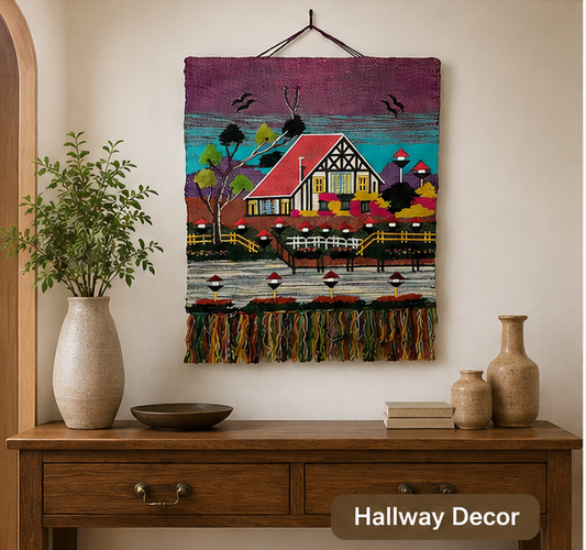 Beautiful House Jute Wall Hanging