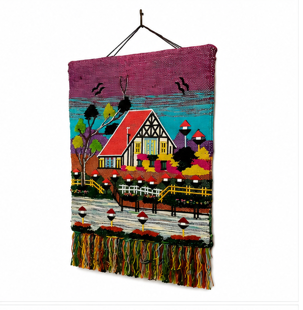 Beautiful House Jute Wall Hanging