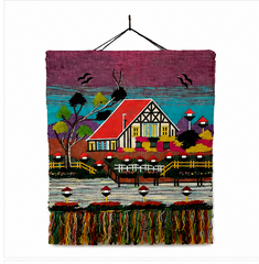 Beautiful House Jute Wall Hanging