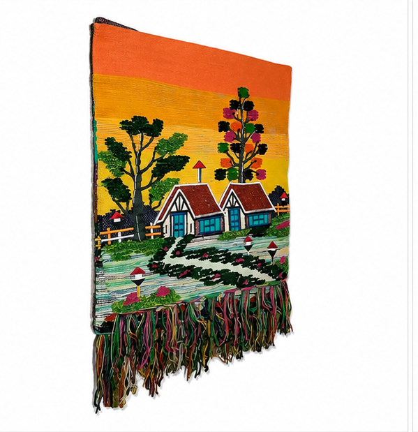 Jute Wall Hanging House